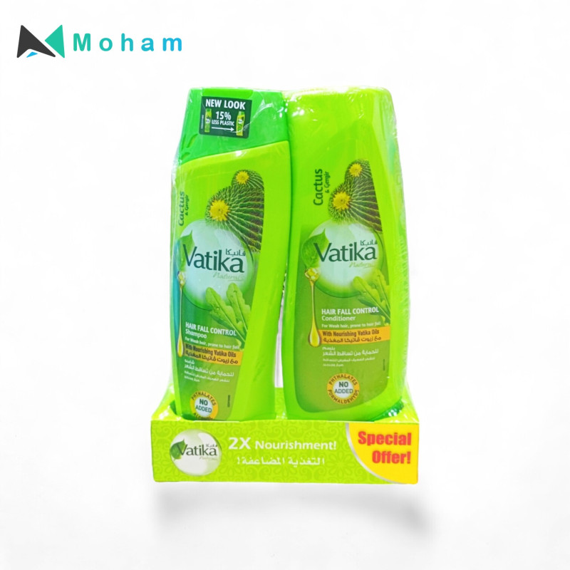 VATIKA SHAMPOO+CONDITIONER CACTUS & GINGER 400ML