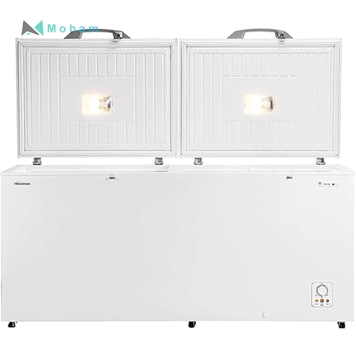Hisense 650 Liter Chest Freezer Double Door Silver- FC-65DD4SA